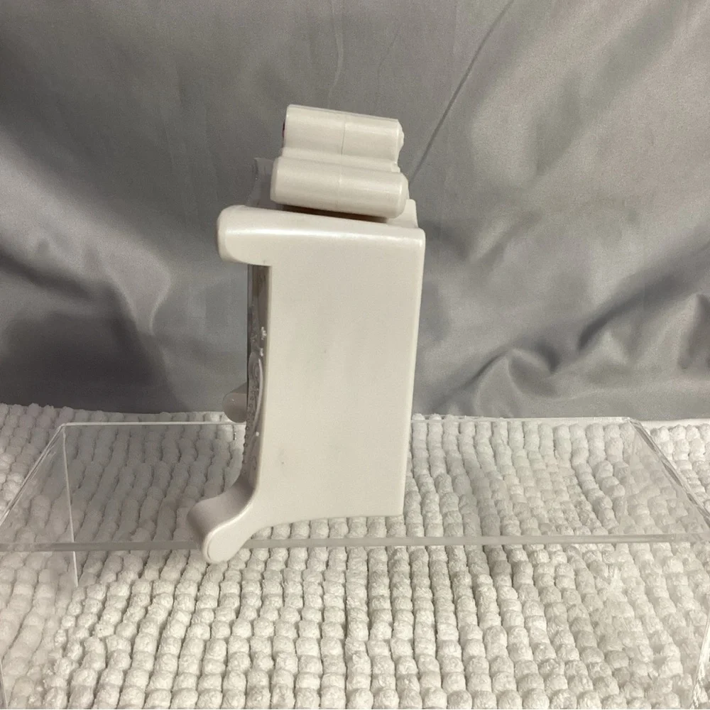 Disney Secret Princess Cinderella White Plastic Alarm Clock TESTED WORKS
